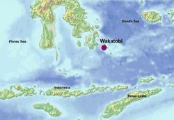 Wakatobi map